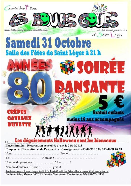 Soiree dansante affiche